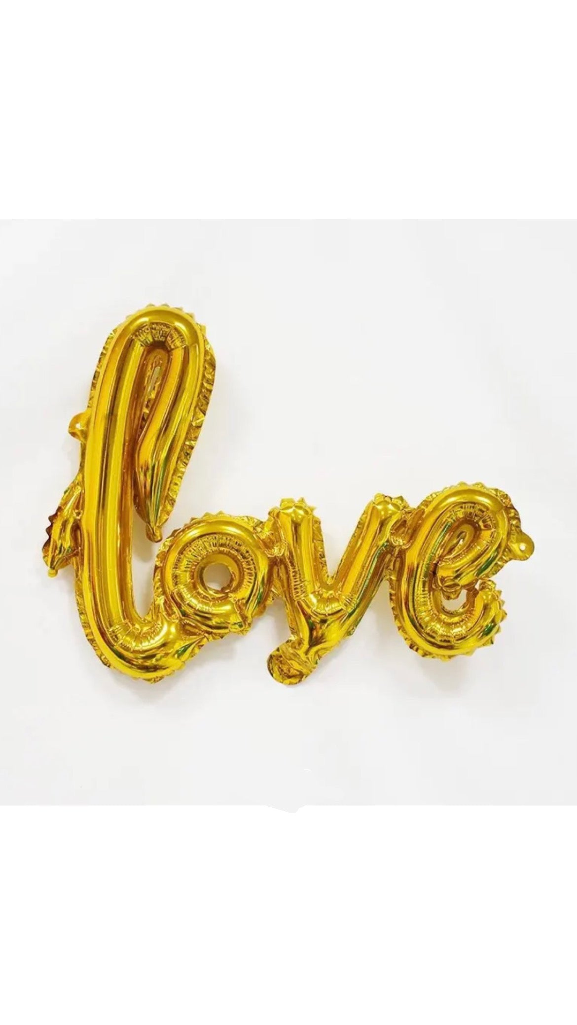 Folienballon „love“ - gold