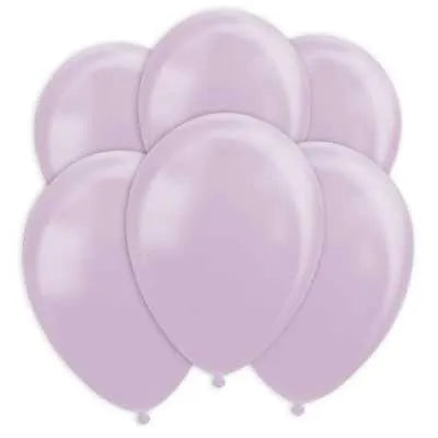 Latexballons lavendel, perlglanz - 10er Pack