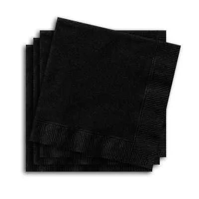 Napkins small black 20 pieces