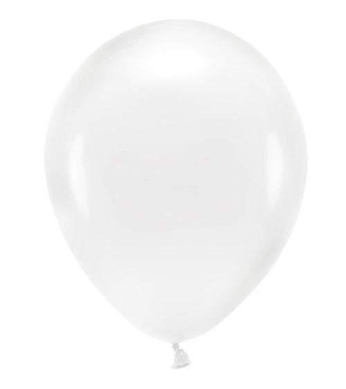 Latex balloons white - pack of 10