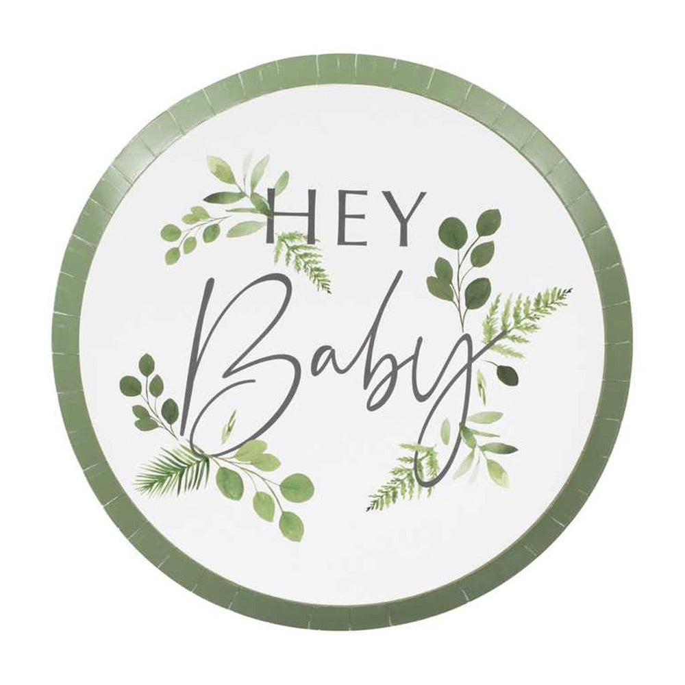 Hey baby plate cardboard