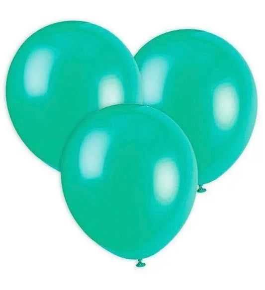 Latex balloons green - pack of 10