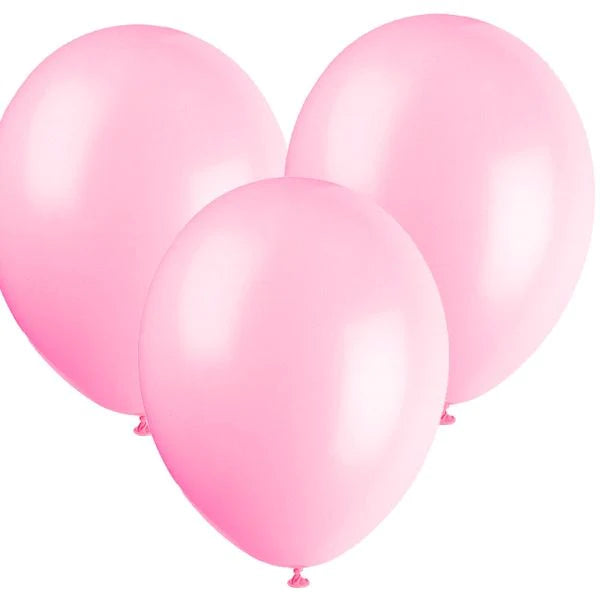 Latex balloons pink - pack of 10