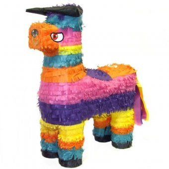 Pinata bunter Stier aus Pappe